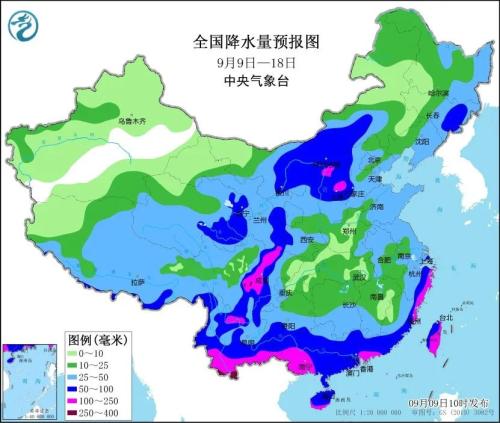 未来10天北方三轮降雨“车轮战” 南方多地高温或破历史纪录
