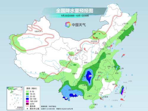局地降温超12℃!强冷空气深入影响我国 雨带横跨西南至华北