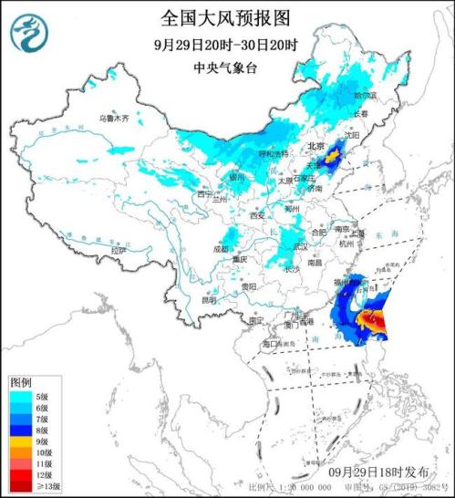 大风黄色预警:天津河北等地部分地区阵风可达7至9级