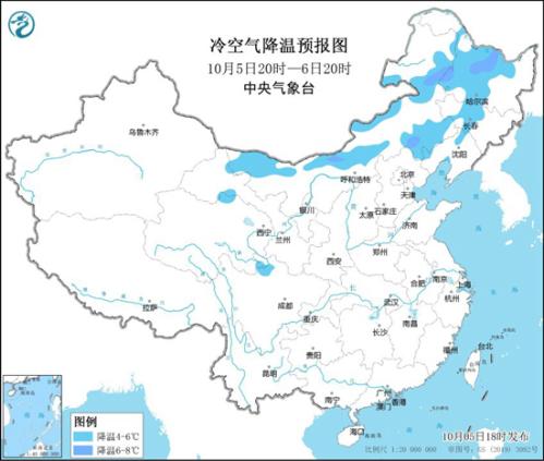假期返程天气地图来了 看哪里会一雨到底