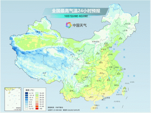 冷空气也难挡升温趋势!未来十天气温预报图一片暖橙色 雨主要在这些地方