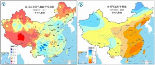 10月中旬气温将上演“反转”剧情 大回暖后强冷空气又要登场?