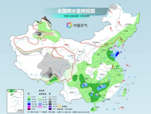 强冷空气上线!北方多地气温将创立秋来新低 山东等地仍有较强降雨