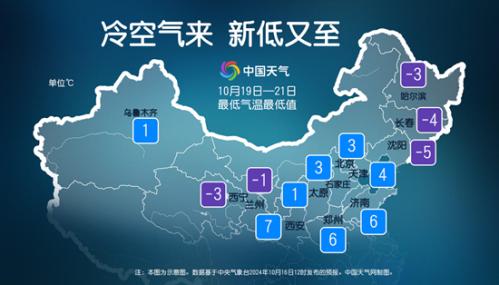 准备好厚衣服!新一股强冷空气蓄势待发 这些地方将跌至冰点以下