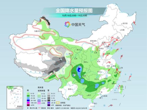 北方的雪来了!大降温已开启,320个寒潮预警信号生效,长江中下游周末也会变凉