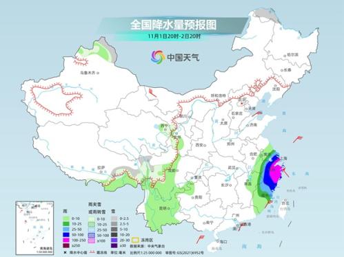 登陆概率加大!“康妮”后期或向华东靠近 11月登陆浙闽台风极为罕见